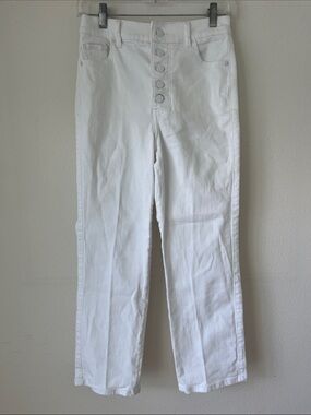 Express Stretch Cropped Straight High-Rise Jeans Size 2R